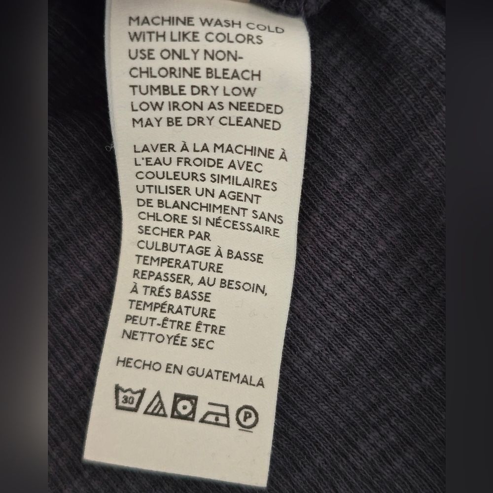 ✨️Free People | Londontown Asymmetrical Ribbed Thermal Top| Med |Oversized✨️ - Picture 6 of 8